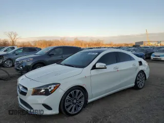2017 Mercedes-Benz CLA with VIN WDDSJ4GB9HN478216, listed as a Copart auction lot 46465195 with 133,769 mi miles and Salvage Title. Bid and sale history available at carsss.com. Image 1.