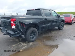 2021 Chevrolet Silverado 1500 Custom Trail Boss with VIN 3GCPYCEF4MG147073, listed as a IAAI auction lot 41786919 with 89,749 mi miles and . Bid and sale history available at DreamBid. Image 4.