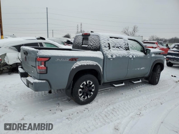 2024 Nissan Frontier Pro-4X with VIN 1N6ED1EK0RN630091, listed as a Copart auction lot 88705595 with 9,059 mi miles and Clean title. Bid and sale history available at DreamBid. Image 3.