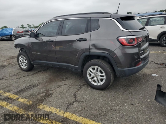 2020 Jeep Compass Sport with VIN 3C4NJDABXLT196966, listed as a Copart auction lot 61240865 with 61,148 mi miles and Salvage title. Bid and sale history available at DreamBid. Image 2.