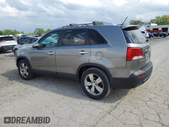 2013 Kia Sorento EX with VIN 5XYKU4A68DG326491, listed as a Copart auction lot 56232795 with 143,262 mi miles and Clean title. Bid and sale history available at DreamBid. Image 2.