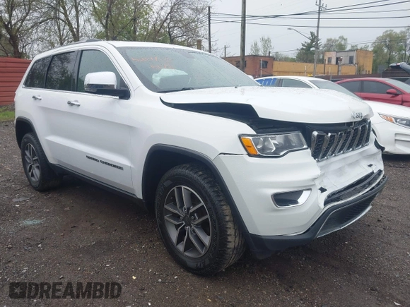 2020 Jeep Grand Cherokee Limited with VIN 1C4RJFBGXLC344522, listed as a IAAI auction lot 42177016 with 135,409 mi miles and . Bid and sale history available at DreamBid. Image 1.