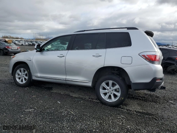 2011 Toyota Highlander Hybrid with VIN JTEBC3EH5B2001972, listed as a Copart auction lot 46718065 with 186,372 mi miles and Salvage Title. Bid and sale history available at carsss.com. Image 2.