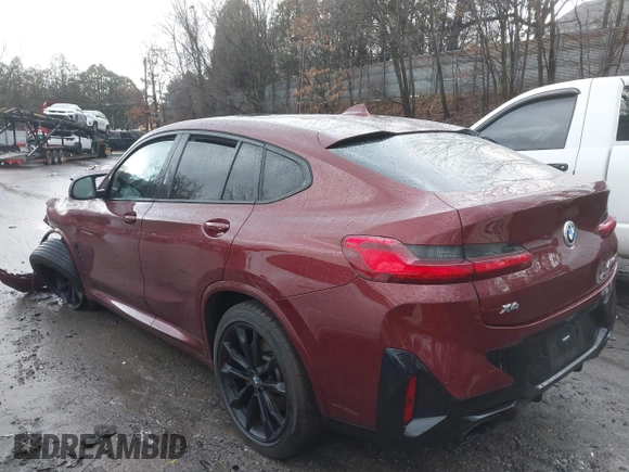 2022 BMW X4 M40i with VIN 5UX43DT09N9J96761, listed as a IAAI auction lot 41675333 with Not provided miles and . Bid and sale history available at DreamBid. Image 3.