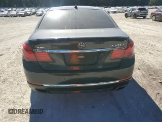 2015 BMW 7 Series 740Li xDrive with VIN WBAYF4C50FD874041, listed as a Copart auction lot 81666074 with 156,802 mi miles and Salvage Title. Bid and sale history available at carsss.com. Image 6.