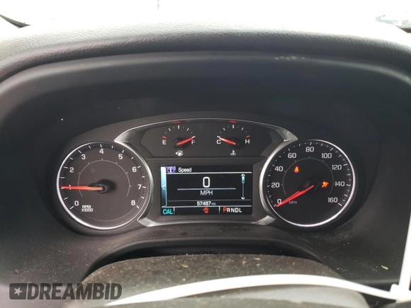 2019 GMC Acadia SLE with VIN 1GKKNSLSXKZ246222, listed as a Copart auction lot 59442404 with 57,487 mi miles and Salvage Title. Bid and sale history available at DreamBid. Image 9.