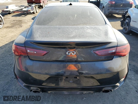 2017 Infiniti Q60 Premium with VIN JN1CV7EL4HM321038, listed as a Copart auction lot 88424225 with 101,233 mi miles and Salvage title. Bid and sale history available at DreamBid. Image 6.