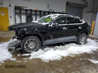 2024 Mercedes-Benz GLC with VIN W1NKJ4HB3RF123698, listed as a Copart auction lot 43623185 with 0 mi miles and Salvage Title. Bid and sale history available at carsss.com. Image 1.