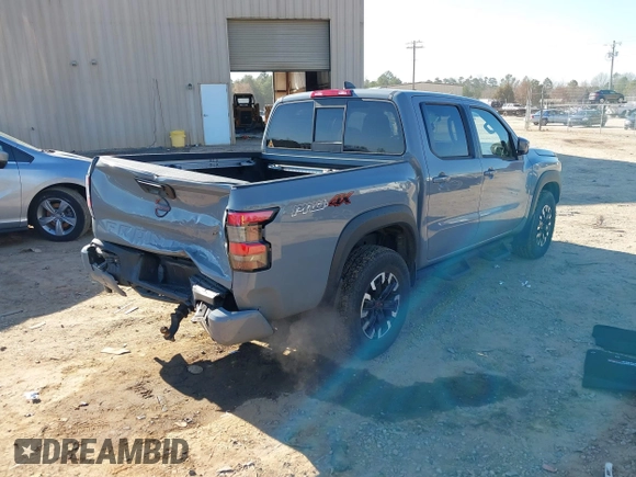 2022 Nissan Frontier SV with VIN 1N6ED1EKXNN666736, listed as a IAAI auction lot 41654456 with 47,935 mi miles and . Bid and sale history available at DreamBid. Image 4.