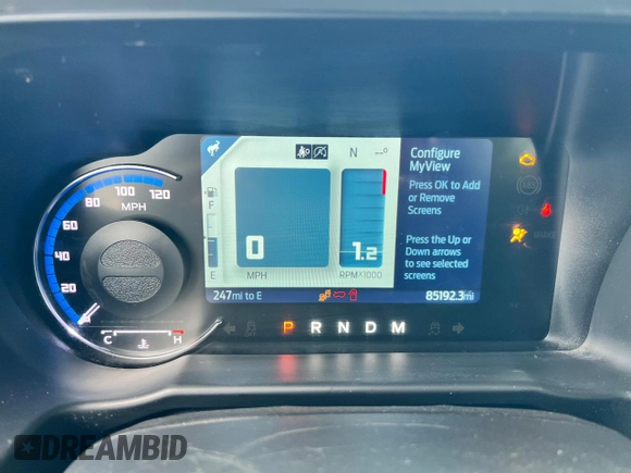 2022 Ford Bronco with VIN 1FMEE5BP5NLB10929, listed as a Copart auction lot 53460175 with 85,192 mi miles and Salvage title. Bid and sale history available at DreamBid. Image 9.