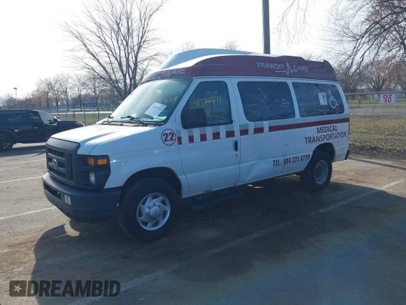 2014 Ford Econoline Cargo Commercial with VIN 1FTNE2EW6EDA35125, listed as a IAAI auction lot 41837491 with 207,713 mi miles and . Bid and sale history available at DreamBid. Image 2.