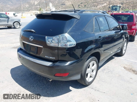 2007 Lexus RX 350 with VIN JTJHK31U772007569, listed as a IAAI auction lot 42497470 with 132,953 mi miles and . Bid and sale history available at DreamBid. Image 4.