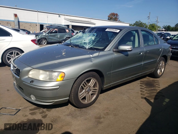2007 Volvo S60 2.5L Turbo with VIN YV1RS592572607622, listed as a Copart auction lot 69009494 with 203,579 mi miles and Salvage Title. Bid and sale history available at carsss.com. Image 1.