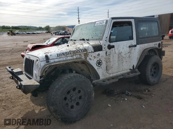 2016 Jeep Wrangler Willys Wheeler z VIN 1C4AJWAG4GL243285, wystawiony jako Copart lot #58035425 z przebiegiem 100 251 mil mil oraz Szkoda całkowita • Salvage title. Historia ofert i sprzedaży dostępna na DreamBid. Obrazek 1.