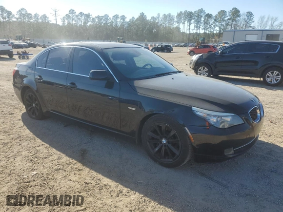 2008 BMW 5 Series 535i with VIN WBANW13578CZ81551, listed as a Copart auction lot 43568245 with 166,557 mi miles and Salvage Title. Bid and sale history available at carsss.com. Image 4.