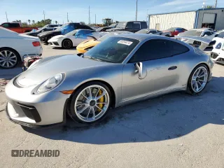 2018 Porsche 911 GT3 with VIN WP0AC2A92JS174646, listed as a Copart auction lot 80359474 with 0 mi miles and Non Repairable. Bid and sale history available at carsss.com. Image 1.