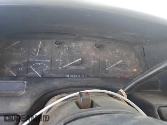 1996 Ford Bronco Custom with VIN 1FMEU15H6TLB18163, listed as a Copart auction lot 51802494 with 151,134 mi miles and Salvage Title. Bid and sale history available at DreamBid. Image 9.