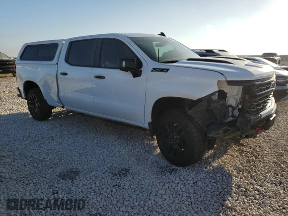 2023 Chevrolet Silverado 1500 LT Trail Boss with VIN 3GCUDFE8XPG329141, listed as a Copart auction lot 65902224 with 10,132 mi miles and Salvage Title. Bid and sale history available at DreamBid. Image 4.