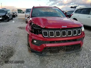 2023 Jeep Compass Latitude with VIN 3C4NJDBN9PT521329, listed as a Copart auction lot 47095775 with 32,213 mi miles and Salvage Title. Bid and sale history available at DreamBid. Image 12.