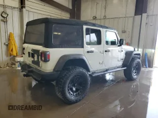 2021 Jeep Wrangler Unlimited Sport S z VIN 1C4HJXDG6MW777009, wystawiony jako Copart lot #60307665 z przebiegiem 30 634 mil mil oraz Szkoda całkowita • Salvage title. Historia ofert i sprzedaży dostępna na DreamBid. Obrazek 3.