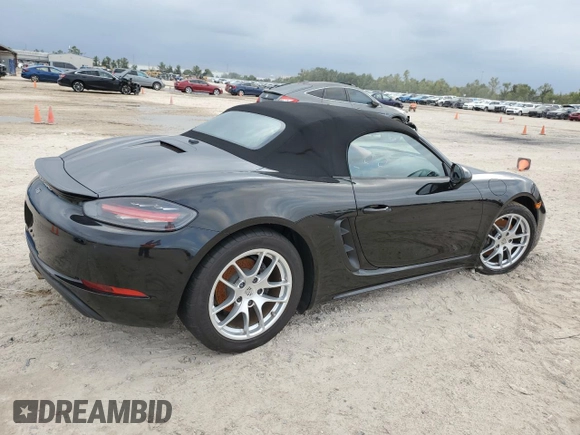 2017 Porsche 718 Boxster z VIN WP0CA2A85HS221345, wystawiony jako Copart lot #79290894 z przebiegiem Nie podano mil oraz Szkoda całkowita • Salvage title. Historia ofert i sprzedaży dostępna na DreamBid. Obrazek 3.