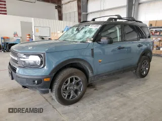2021 Ford Bronco Sport Badlands z VIN 3FMCR9D96MRA63234, wystawiony jako Copart lot #54172255 z przebiegiem 46 469 mil mil oraz Szkoda całkowita • Salvage title. Historia ofert i sprzedaży dostępna na DreamBid. Obrazek 1.