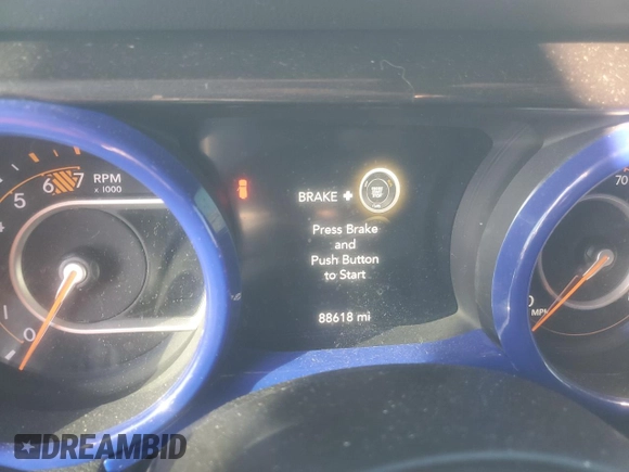 2021 Jeep Wrangler Unlimited Sahara Altitude with VIN 1C4HJXEN3MW659058, listed as a Copart auction lot 48786955 with 88,618 mi miles and Salvage title. Bid and sale history available at DreamBid. Image 9.