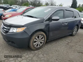 2015 Honda Odyssey EX-L with VIN 5FNRL5H61FB055040, listed as a Copart auction lot 54753415 with 90,322 mi miles and Clean Title. Bid and sale history available at carsss.com. Image 1.