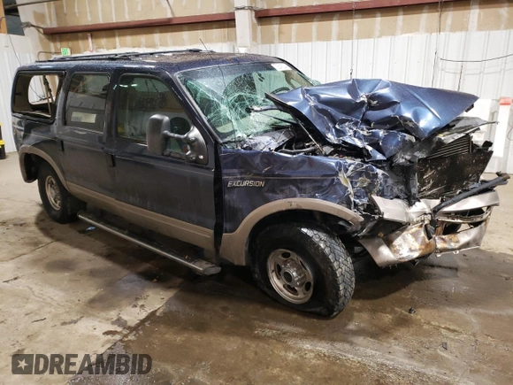 2005 Ford Excursion Eddie Bauer с VIN 1FMSU45P35ED41375, выставлен на аукционе Copart как лот 72647024 с пробегом Не указан миль и Списание • Salvage title. История ставок и продаж доступна на DreamBid. Изображение 4.