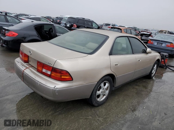 1999 Lexus ES 300 Luxury Sport Sdn with VIN JT8BF28G6X0170859, listed as a Copart auction lot 86406124 with 0 mi miles and Salvage Title. Bid and sale history available at carsss.com. Image 3.