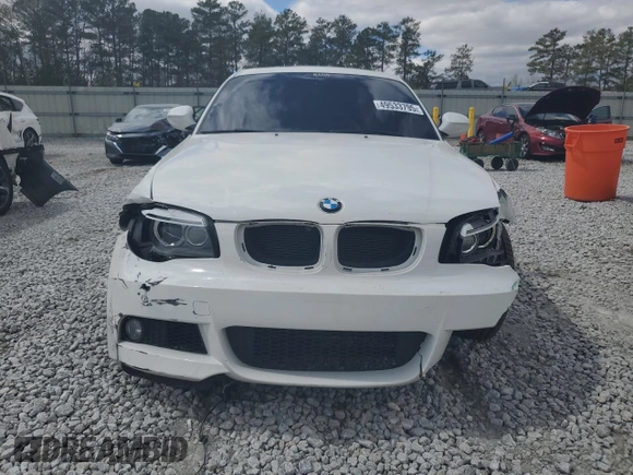 2013 BMW 1 Series 128i with VIN WBAUP7C57DVP25372, listed as a Copart auction lot 49533795 with 93,510 mi miles and Salvage title. Bid and sale history available at DreamBid. Image 5.
