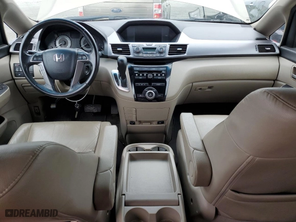 2013 Honda Odyssey EX-L with VIN 5FNRL5H66DB060621, listed as a Copart auction lot 51906045 with 195,561 mi miles and Salvage Title. Bid and sale history available at carsss.com. Image 8.
