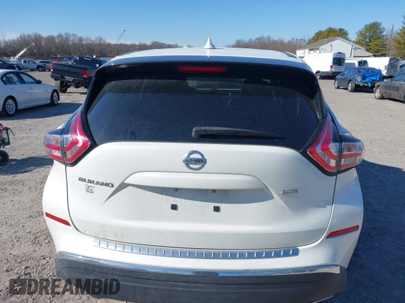 2017 Nissan Murano S with VIN 5N1AZ2MH5HN180348, listed as a IAAI auction lot 41720686 with 82,759 mi miles and . Bid and sale history available at DreamBid. Image 17.