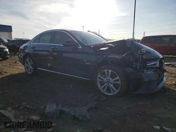 2020 Mercedes-Benz C 300 with VIN WDDWF8EB5LR531671, listed as a Copart auction lot 48568395 with 65,591 mi miles and Clean Title. Bid and sale history available at DreamBid. Image 4.