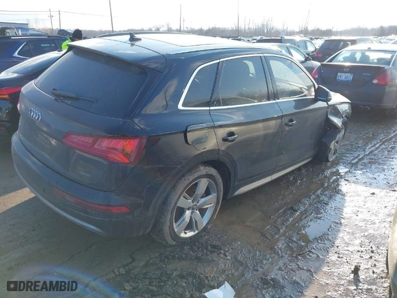 2019 Audi Q5 Premium Plus with VIN WA1BNAFY9K2047851, listed as a IAAI auction lot 41643955 with 79,496 mi miles. Bid and sale history available at carsss.com. Image 4.