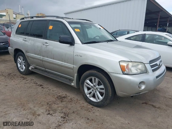 2006 Toyota Highlander Hybrid with VIN JTEDW21A160001634, listed as a IAAI auction lot 41899340 with 1 mi miles. Bid and sale history available at carsss.com. Image 1.
