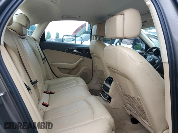 2013 Audi A6 Premium Plus with VIN WAUGFAFC8DN077189, listed as a Copart auction lot 64370265 with 123,556 mi miles and Salvage title. Bid and sale history available at DreamBid. Image 10.