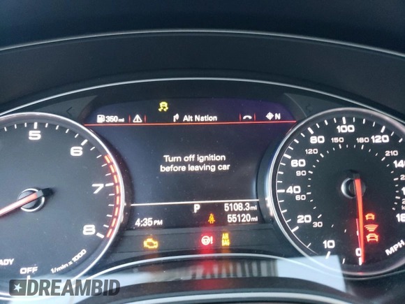 2018 Audi A6 Premium Plus z VIN WAUG3AFC8JN044441, wystawiony jako Copart lot #86067564 z przebiegiem 55 120 mil mil oraz Szkoda całkowita • Salvage title. Historia ofert i sprzedaży dostępna na DreamBid. Obrazek 9.