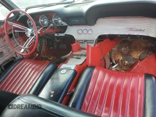 1962 Ford Thunderbird with VIN 2Y87Z133196, listed as a Copart auction lot 79568844 with 1,738 mi miles and Salvage Title. Bid and sale history available at DreamBid. Image 8.