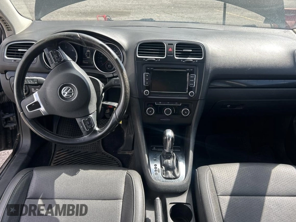 2012 Volkswagen Jetta TDI with VIN 3VWPL7AJ3CM672736, listed as a Copart auction lot 58438515 with 133,339 mi miles and Salvage title. Bid and sale history available at DreamBid. Image 9.
