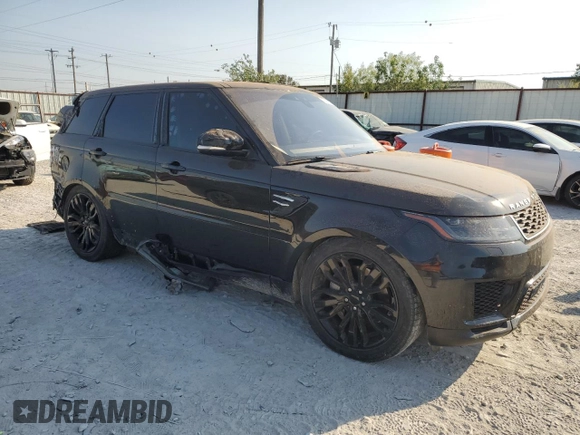 2021 Land Rover Range Rover Sport SE with VIN SALWG2SU5MA788848, listed as a Copart auction lot 73883004 with 32,572 mi miles and Salvage Title. Bid and sale history available at carsss.com. Image 4.