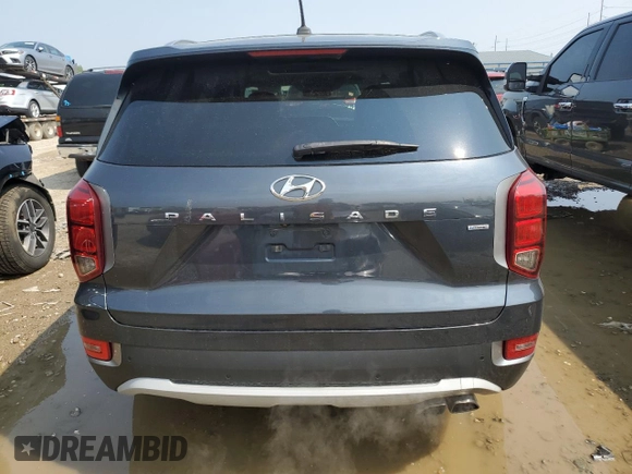 2020 Hyundai Palisade SEL with VIN KM8R2DHE0LU069644, listed as a Copart auction lot 59592405 with 78,198 mi miles and Salvage title. Bid and sale history available at DreamBid. Image 6.