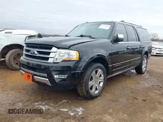 2015 Ford Expedition EL Platinum with VIN 1FMJK1LT3FEF36538, listed as a IAAI auction lot 41570859 with 136,543 mi miles. Bid and sale history available at carsss.com. Image 18.