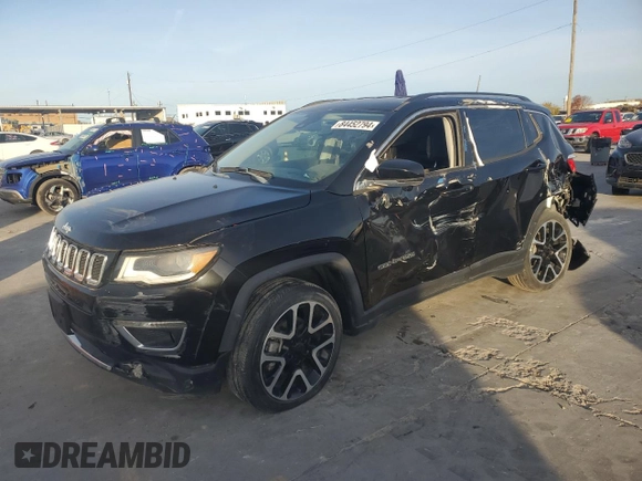 2021 Jeep Compass Limited with VIN 3C4NJCCB4MT510894, listed as a Copart auction lot 84452794 with Not provided miles and Clean title. Bid and sale history available at DreamBid. Image 1.