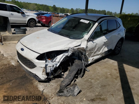 2020 Ford Escape Titanium с VIN 1FMCU9J93LUB38014, выставлен на аукционе Copart как лот 52348725 с пробегом 78 193 миль миль и Списание • Salvage title. История ставок и продаж доступна на DreamBid. Изображение 1.