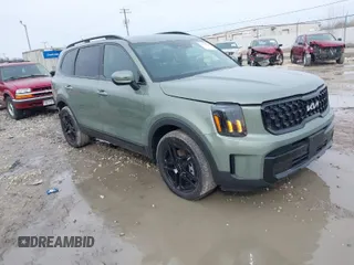 2024 Kia Telluride EX with VIN 5XYP3DGC5RG559709, listed as a IAAI auction lot 41828201 with 6,114 mi miles and . Bid and sale history available at carsss.com. Image 1.