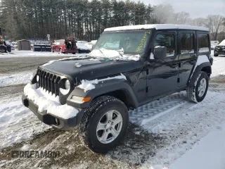 2022 Jeep Wrangler Unlimited Willys Sport with VIN 1C4HJXDN0NW207099, listed as a Copart auction lot 43395805 with 55,529 mi miles and Salvage Title. Bid and sale history available at DreamBid. Image 1.