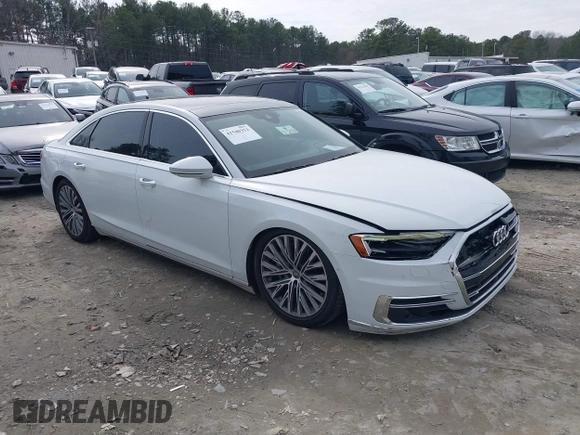 2019 Audi A8 L with VIN WAU8DAF83KN007358, listed as a IAAI auction lot 41540352 with 77,203 mi miles. Bid and sale history available at carsss.com. Image 13.