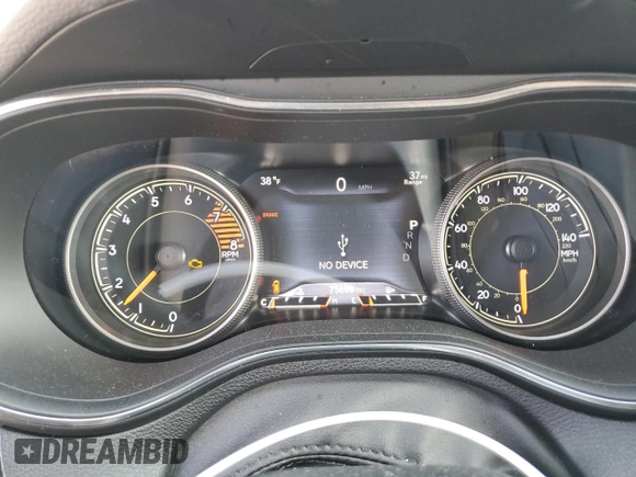 2019 Jeep Cherokee Trailhawk Elite with VIN 1C4PJMBX9KD107539, listed as a Copart auction lot 46631515 with 75,698 mi miles and Salvage Title. Bid and sale history available at carsss.com. Image 9.