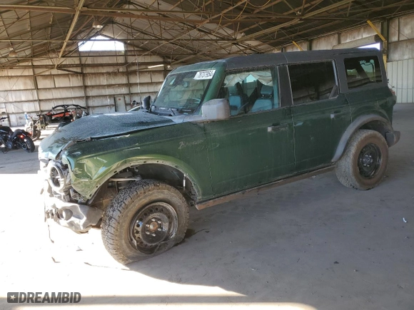 2023 Ford Bronco with VIN 1FMEE5BP6PLB31775, listed as a Copart auction lot 78737954 with 12,827 mi miles and Salvage Title. Bid and sale history available at carsss.com. Image 1.